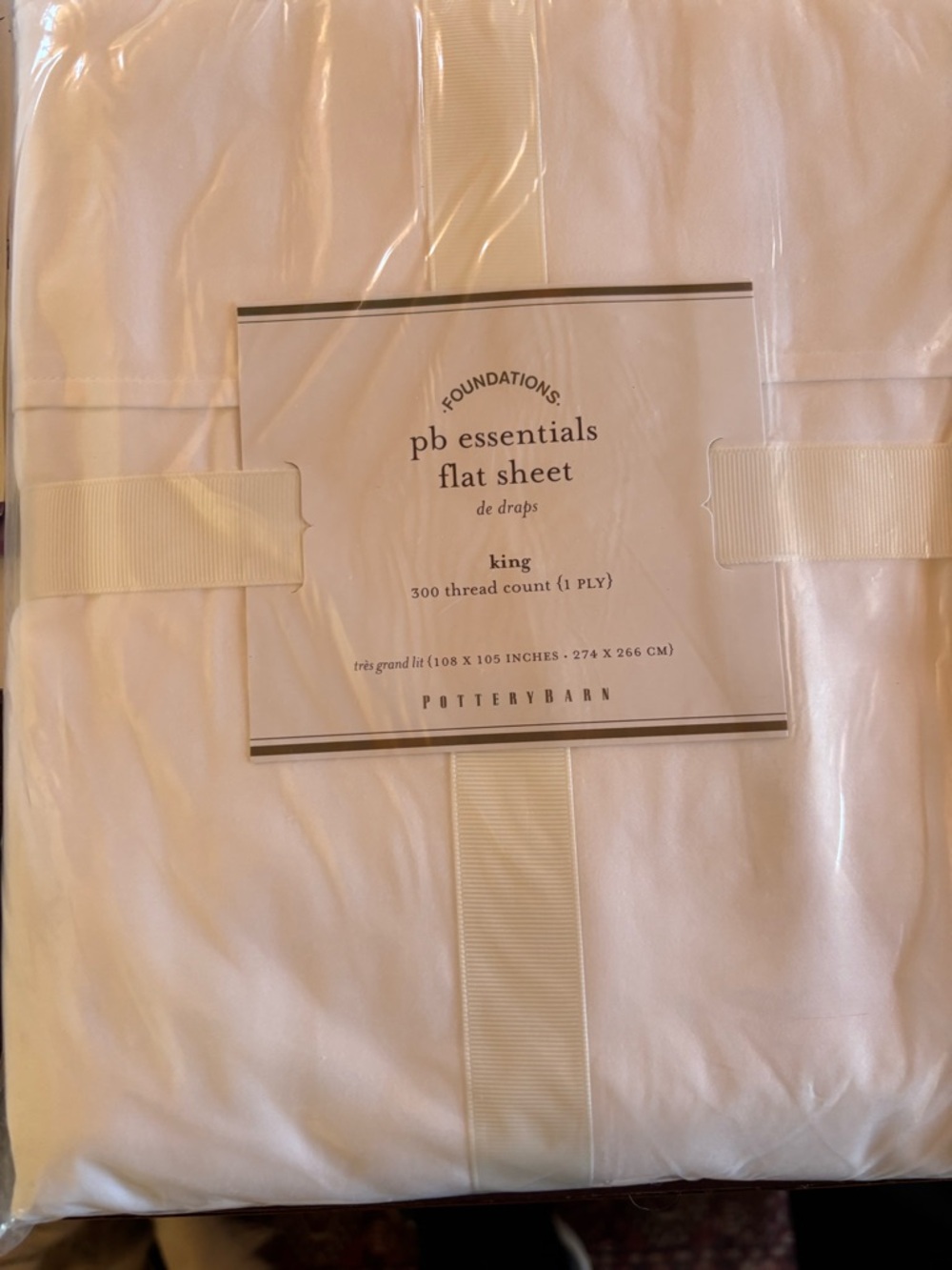 Pottery Barn NWT Essential sheet set - Picture 5 of 7